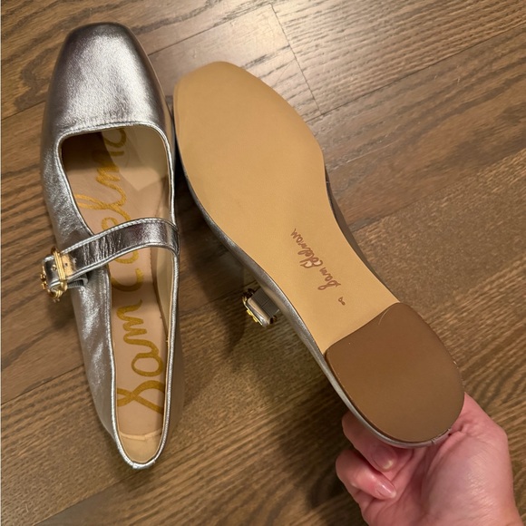 Sam Edelman silver Women's Michaela Mary Jane Flats - Picture 5 of 7